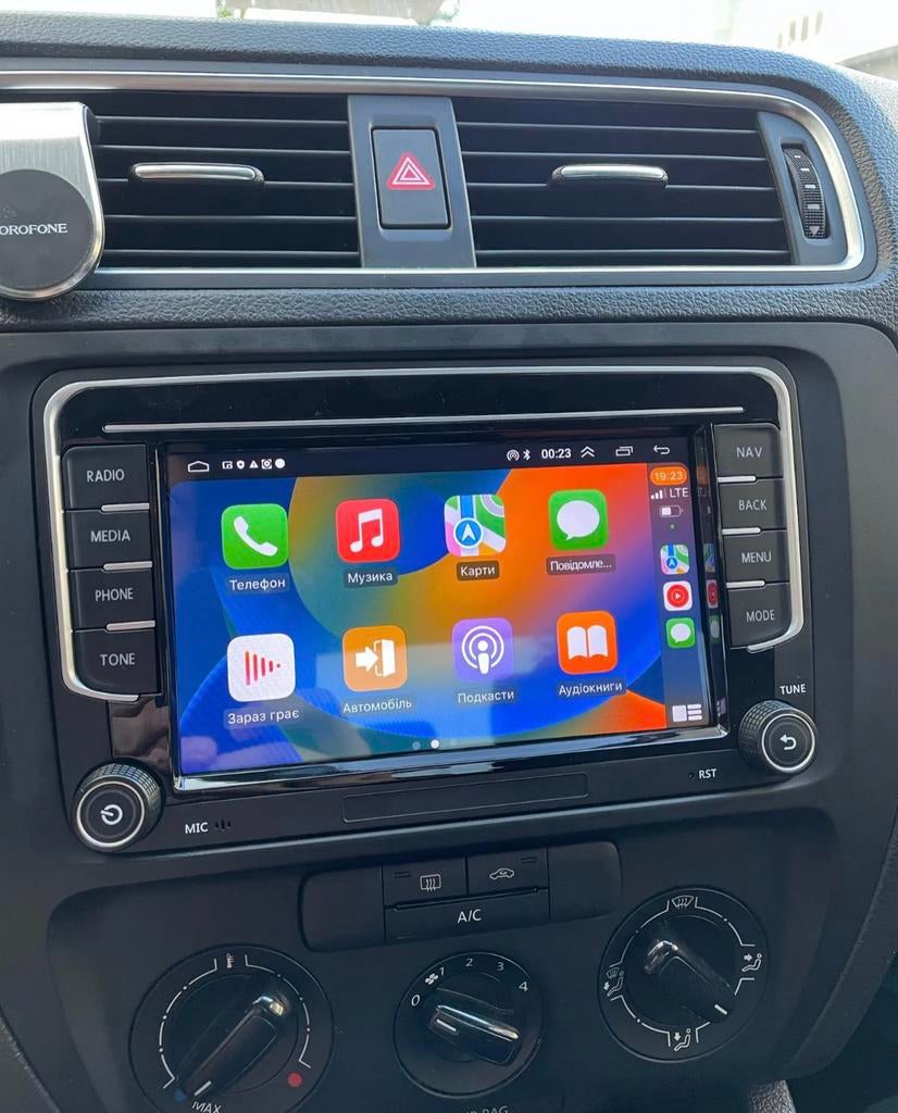 €150!!! 4g-64giga  carplay Volkswagen Bluetooth USB, Auto diversen, Autoradio's, Nieuw, Ophalen