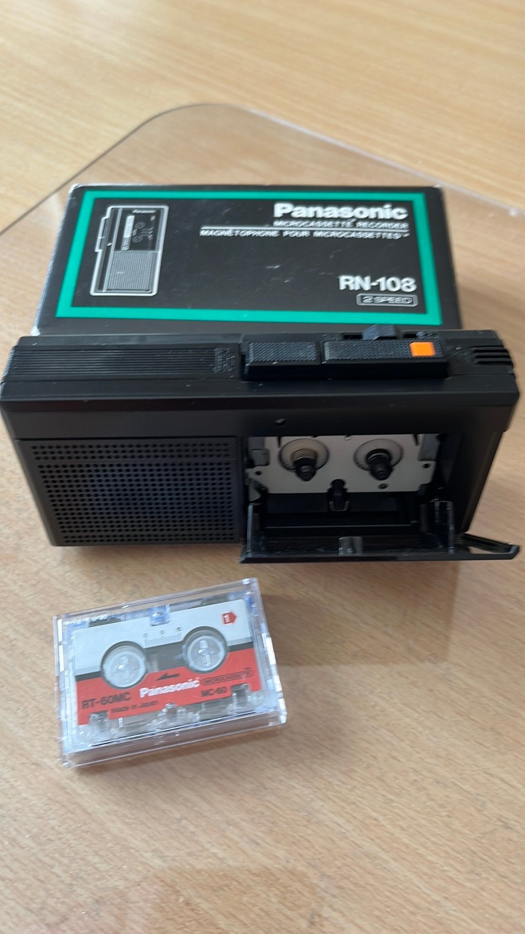 dicteerapparaat (vintage ) Panasonic, Audio, Tv en Foto, Ophalen of Verzenden, Bandrecorder