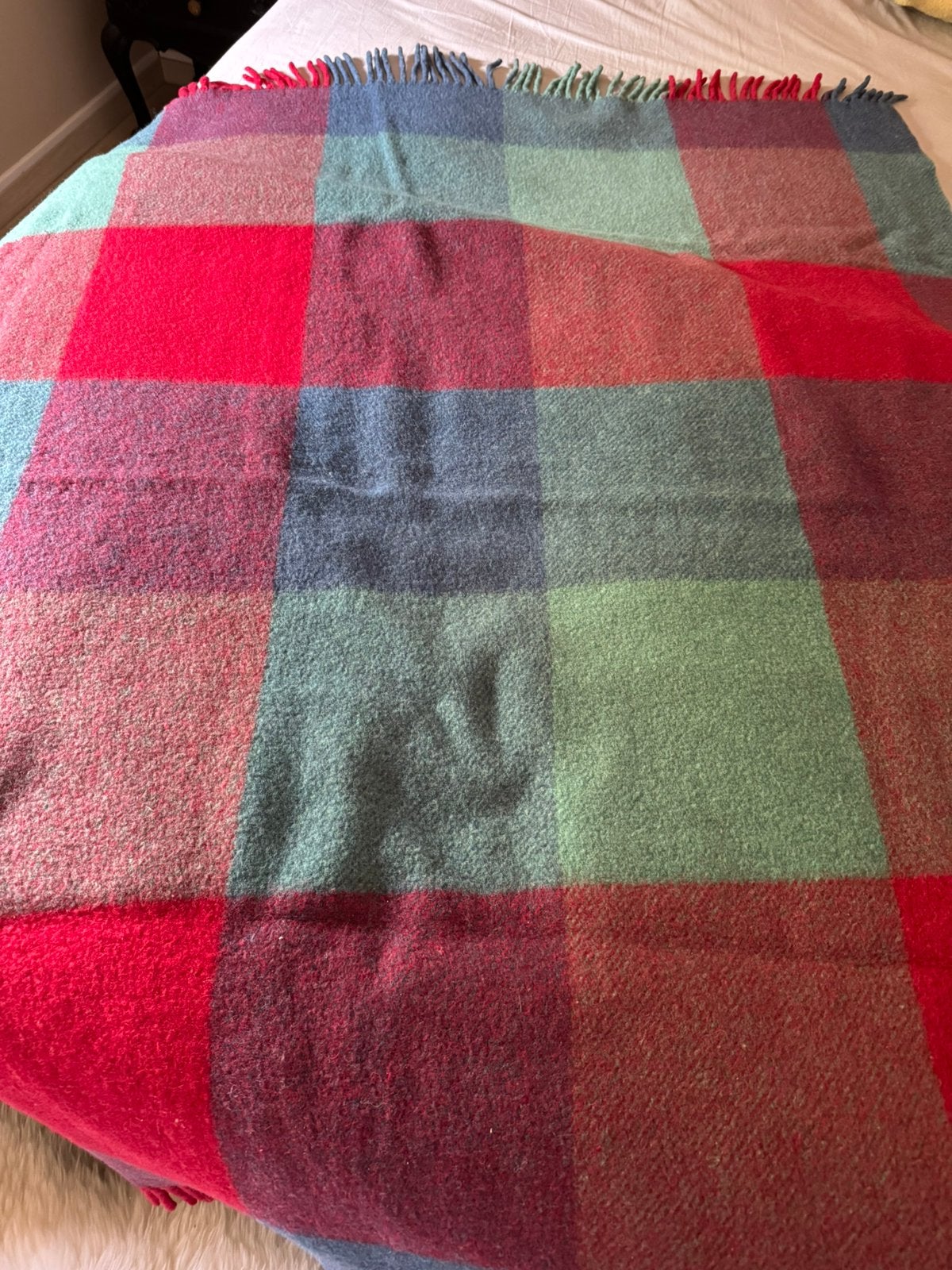 Plaid, Huis en Inrichting, Woonaccessoires | Plaids en Woondekens, Ophalen of Verzenden, Zo goed als nieuw, Plaid, Meerkleurig