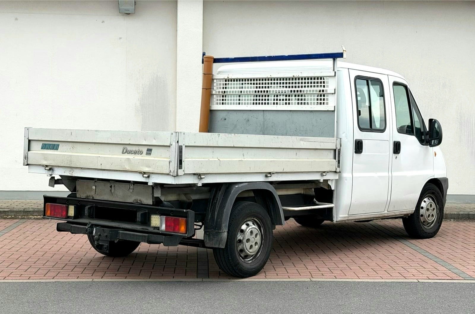 Fiat Ducato Open Laadbak – 2.8 Diesel – 106.000 km, Auto's, Stof, Zwart, Wit, Bedrijf