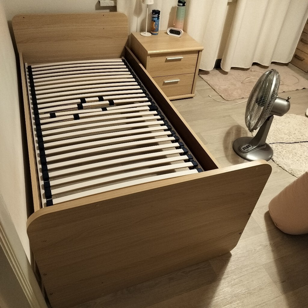 Eenpersoonsbed met lattenbodem, Kinderen en Baby's, Kinderkamer | Bedden, Ophalen, Lattenbodem