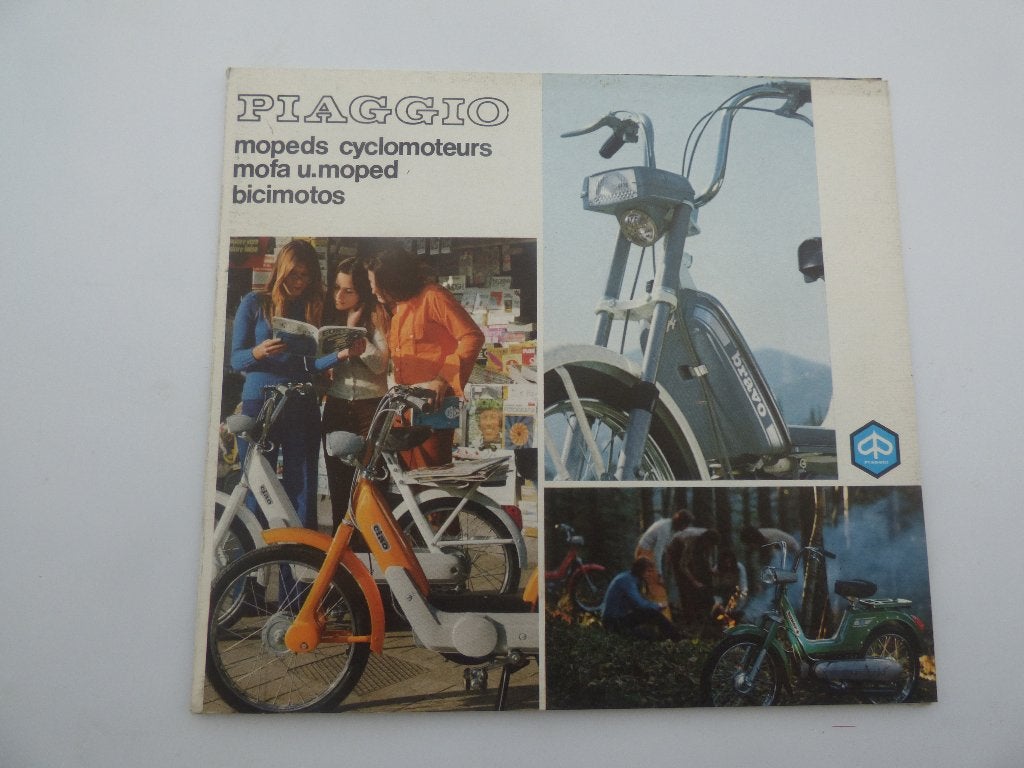 PIAGGIO BRAVO/CIAO/BOXER 2 INFO MAPJE, Fietsen en Brommers, Ophalen of Verzenden, Gebruikt