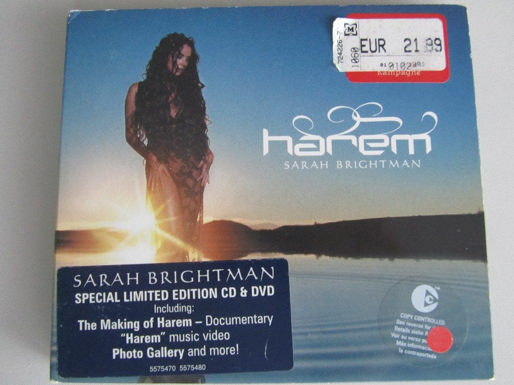 CD/DVD SARAH BRIGHTMAN "HAREM" (14 tracks), Ophalen of Verzenden, Gebruikt, Pop, Album