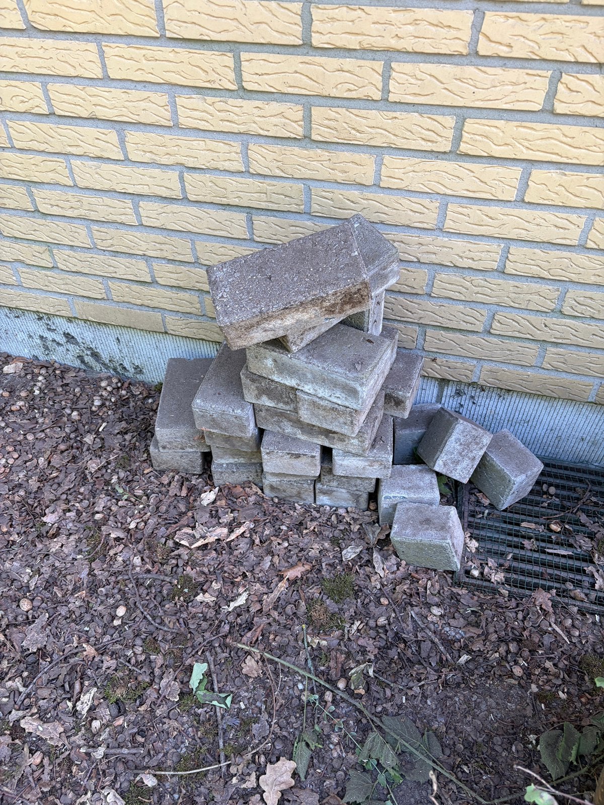 Betonklinkers, Tuin en Terras, Tegels en Klinkers, Ophalen, Gebruikt, 10 m² of meer