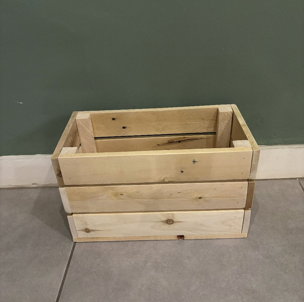 Decoratieve kratjes/kistjes, Hout, Nieuw, Ophalen of Verzenden, Rijkevorsel