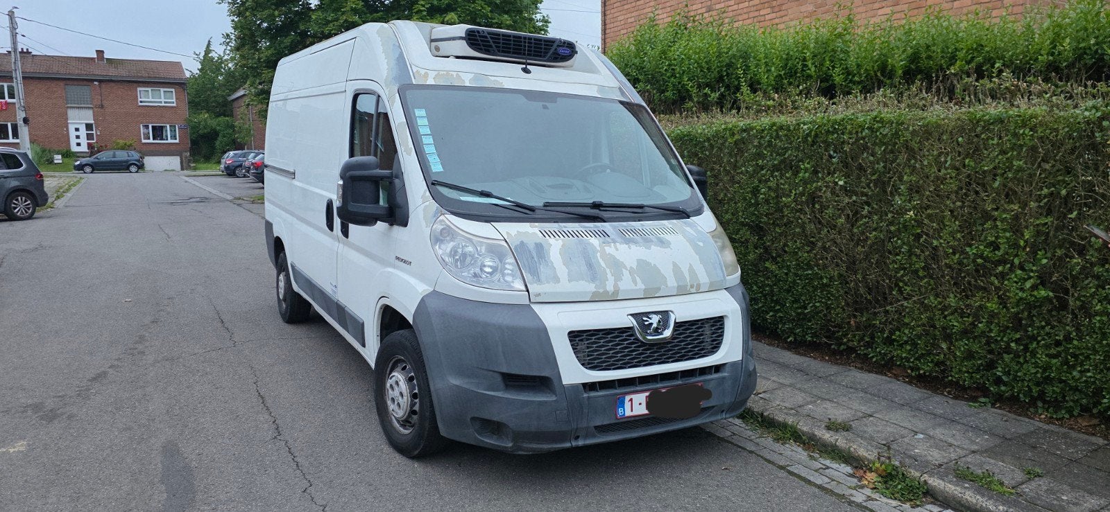 Camionette boxer frigo, Ophalen