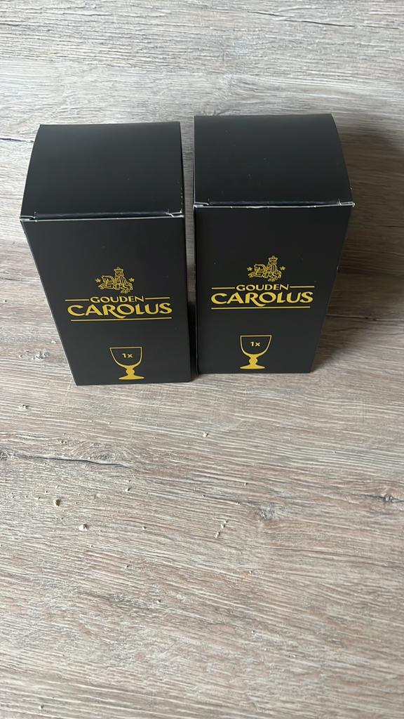 Twee Carolus glazen 15 cl, Enlèvement ou Envoi, Comme neuf