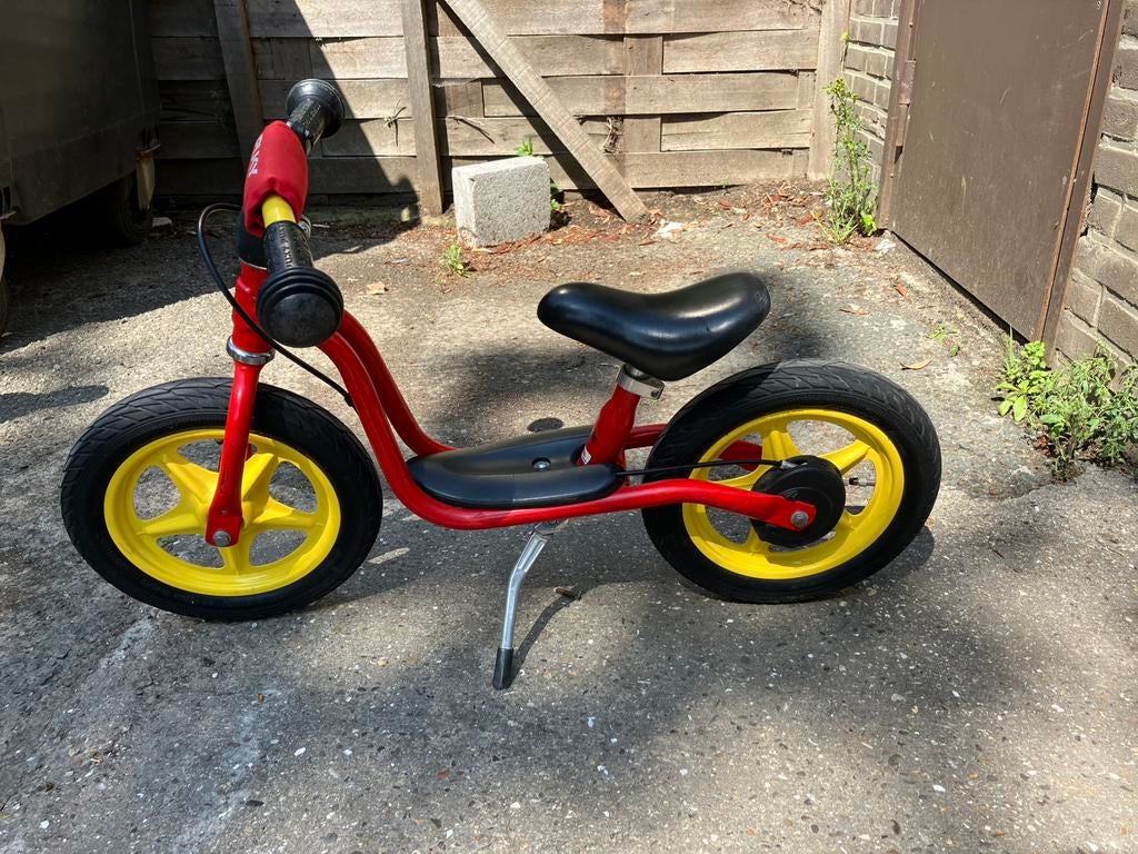 Puky 12 inch rode loopfiets zonder pedaal, Fietsen en Brommers, Ophalen, Zo goed als nieuw, Trommelrem, Minder dan 16 inch