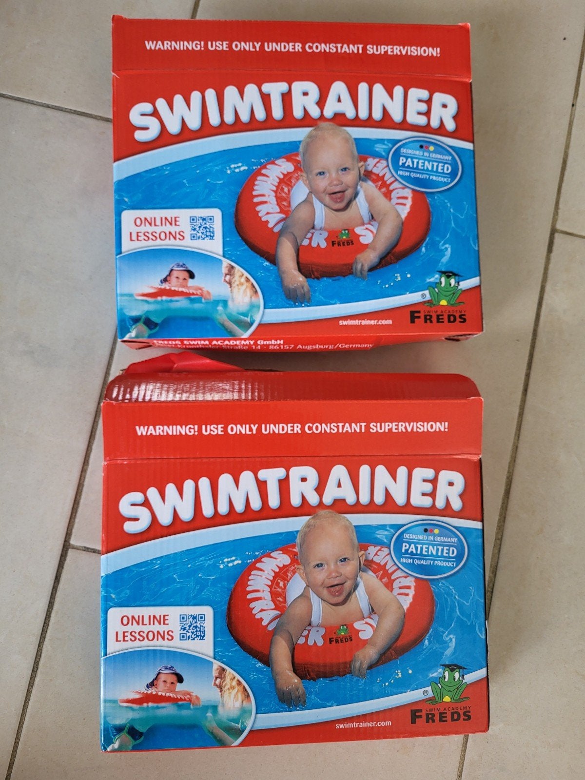 Swimtrainer, nieuwstaat, Ophalen