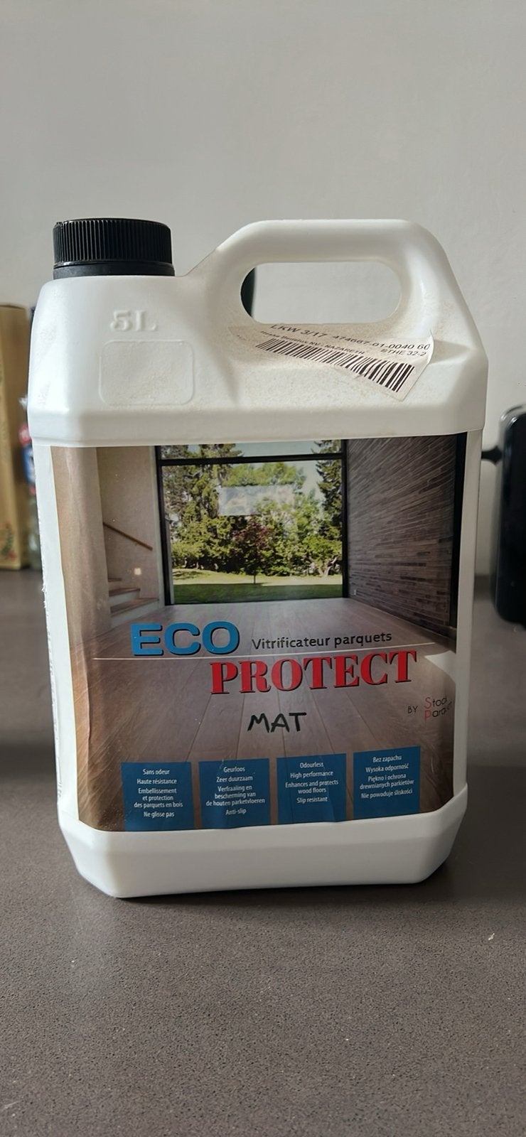 Vitrificateur parquet pat Eco Protect (3L), Bricolage & Construction, Enlèvement, Comme neuf