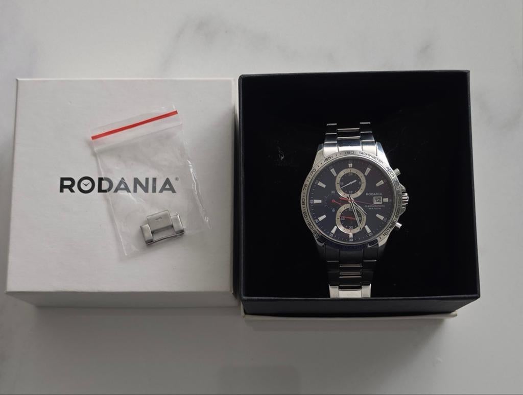 Rodania Chronograph Blauw, Ophalen