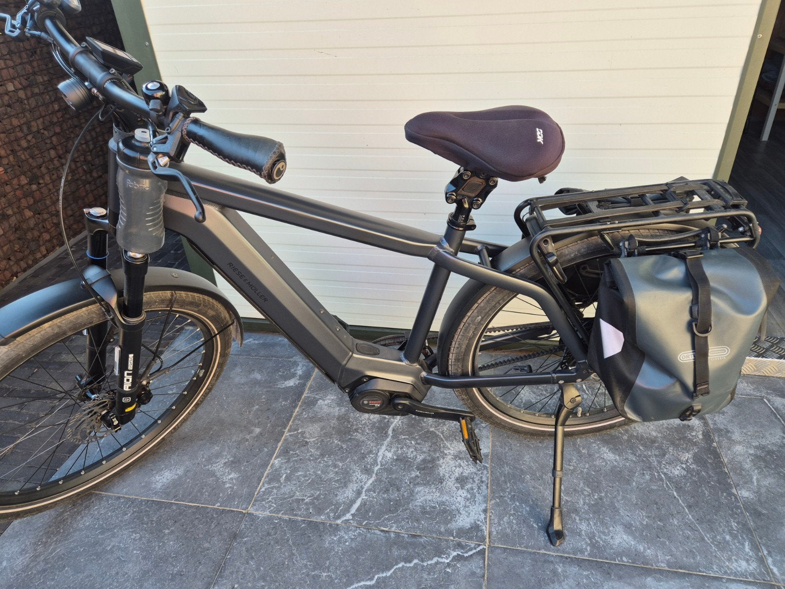 Riese & Müller Charger3 GT Vario ( maat 49 / 25km), Fietsen en Brommers, Versnellingen, 49 tot 53 cm, Zo goed als nieuw, Schijfrem