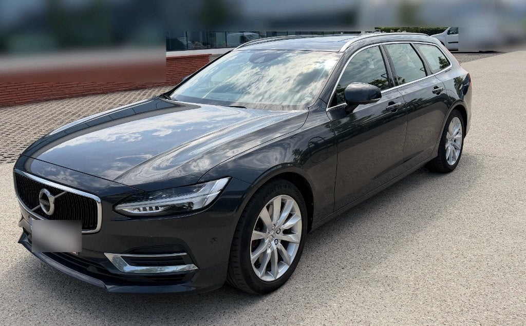 Volvo V90 T8 Momentum spacegrey van 2017, Autos, Argent ou Gris, Euro 6, Entretenue par le concessionnaire, 5 portes