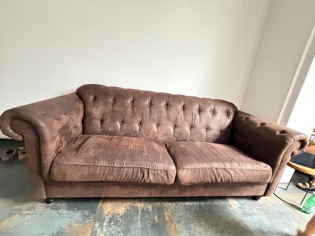 Fauteuil, Ophalen, Gebruikt, Minder dan 75 cm, Chesterfield