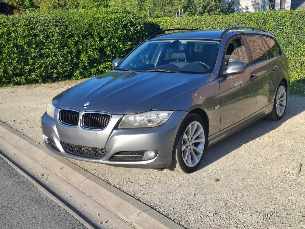 Bmw 318 D break 2012 euro 5, Auto's, Euro 5, Zwart, Leder, Particulier