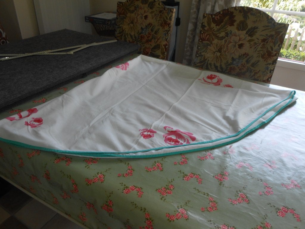 vintage ovaal tafelkleed, Tafelkleed, Ophalen of Verzenden, Ovaal