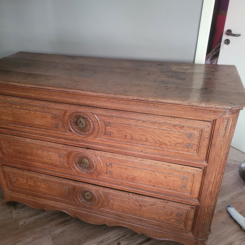 Commode ancienne chêne, Enlèvement