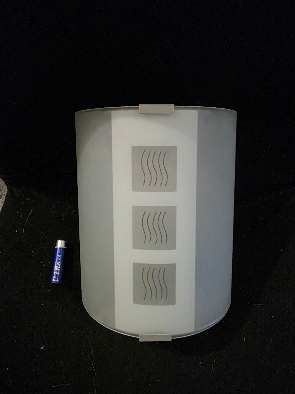 Lot de 2 plafonniers et 1 applique murale, Gebruikt, Glas, Moderne/contemporain