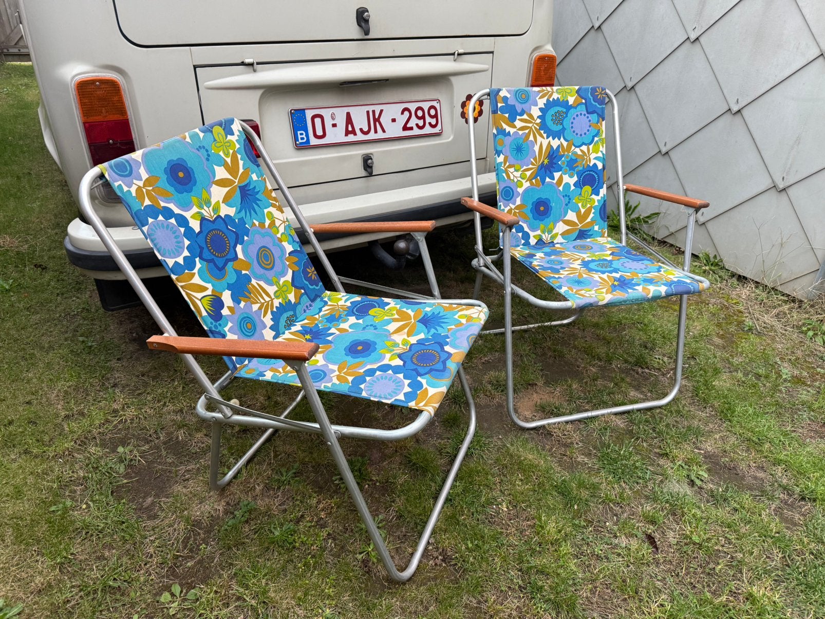Camping stoelen, Ophalen, Gebruikt