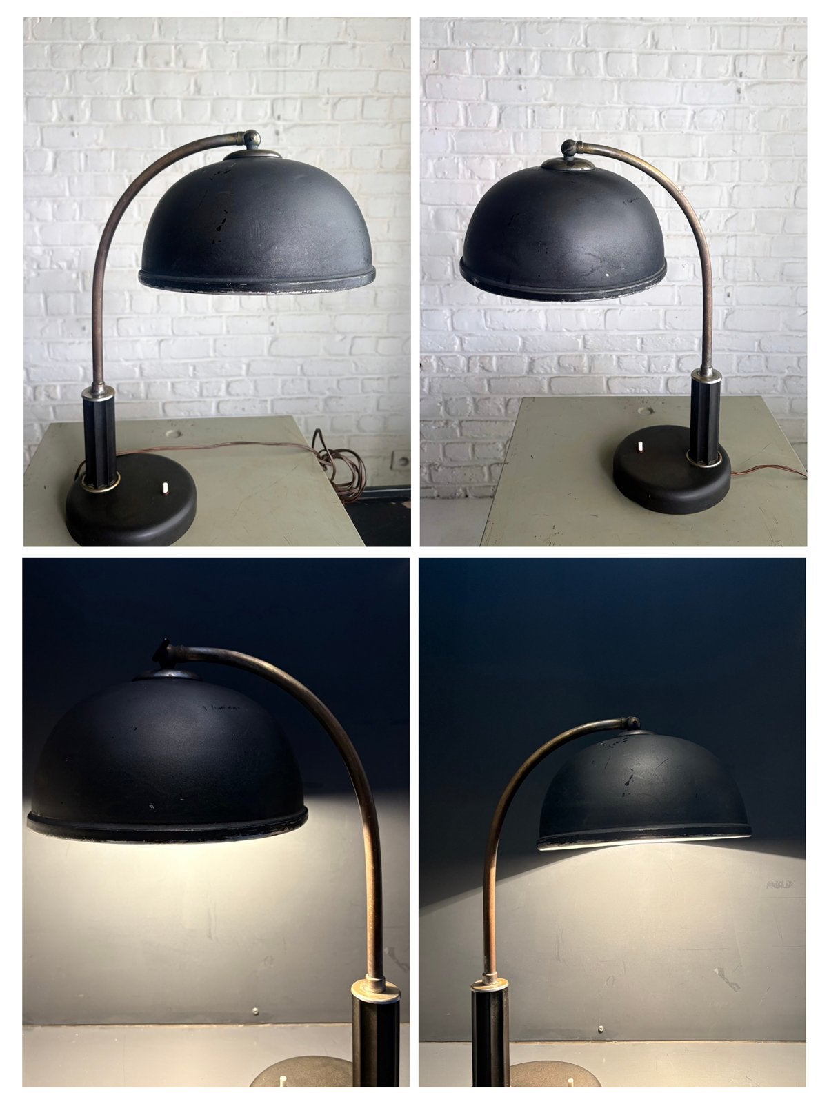 Lampe de table moderniste Bauhaus / Art Déco années 1930–40, Antiek en Kunst, Ophalen