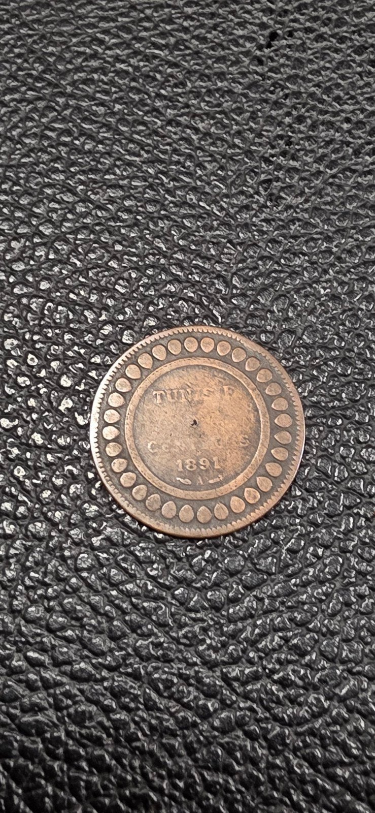 Tunesië 5 centimes 1891, Ophalen of Verzenden