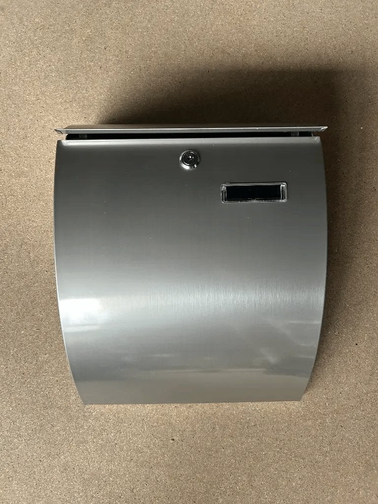 Toolland Porto inox brievenbus demomodel lichte krasjes, Tuin en Terras, Brievenbussen, Ophalen of Verzenden, Zo goed als nieuw