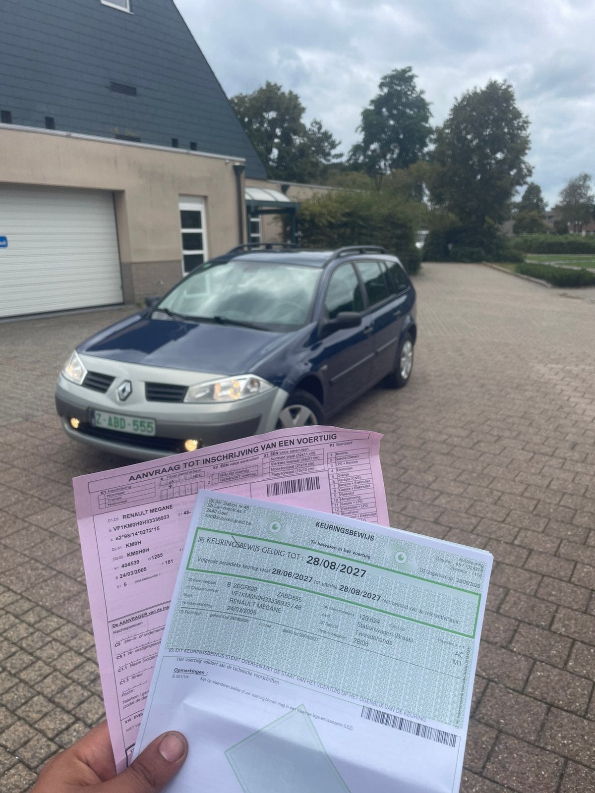 Renault Mégane 1.4 Benzine MET KEURING, Auto's, Voorwielaandrijving, Stof, Blauw, 5 deurs
