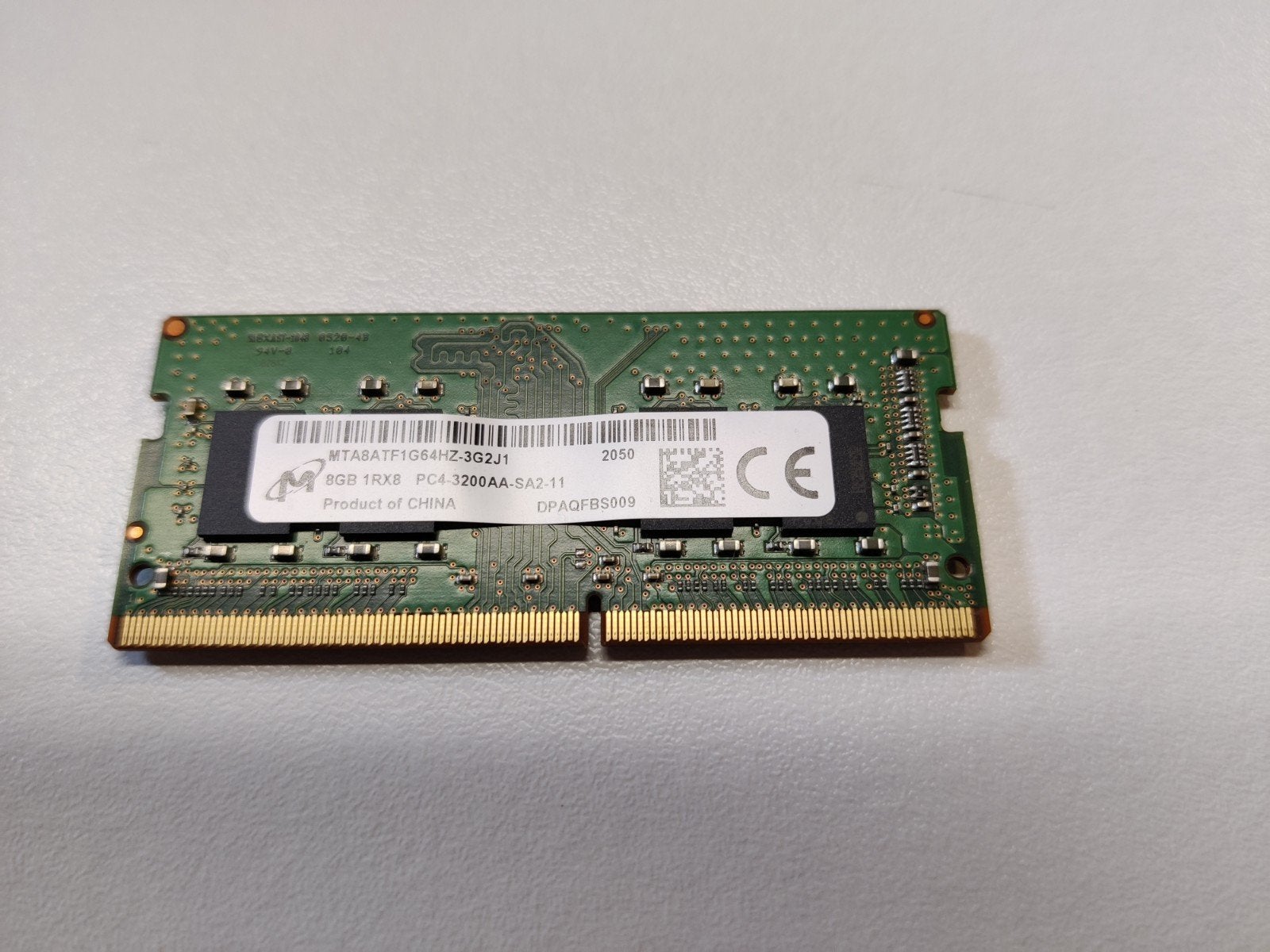8GB DDR4 laptop geheugen, Ophalen, DDR4