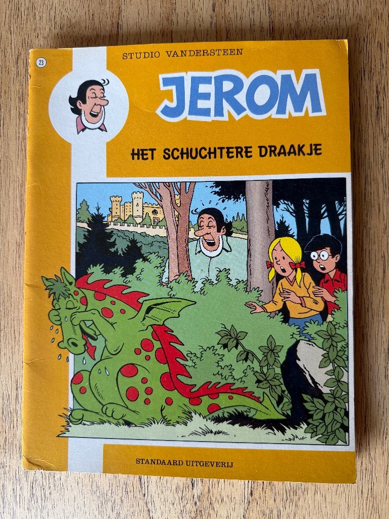 Jerom nr. 23 – Het schuchtere draakje, Boeken, Gelezen, Eén stripboek, Ophalen of Verzenden, Edward de Rop