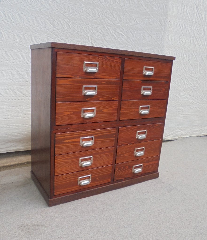 ladekast apothekerskast winkelkast papierkast, Ophalen of Verzenden