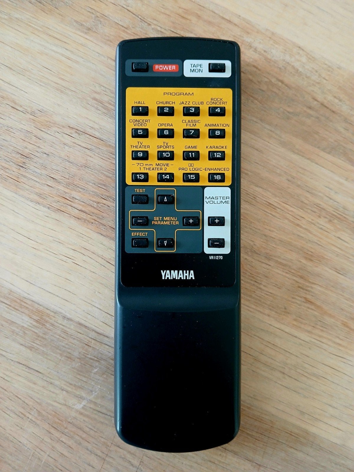 Yamaha afstandsbediening, Audio, Tv en Foto, Afstandsbedieningen, Ophalen of Verzenden, Zo goed als nieuw, Origineel, Receiver of Versterker