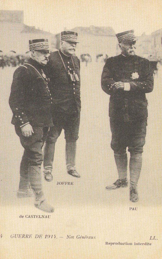 MILITAIR -  Onze Generalen - Oorlog 1914., Verzamelen, Postkaarten | Themakaarten, Ophalen of Verzenden, Ongelopen, Overige thema's