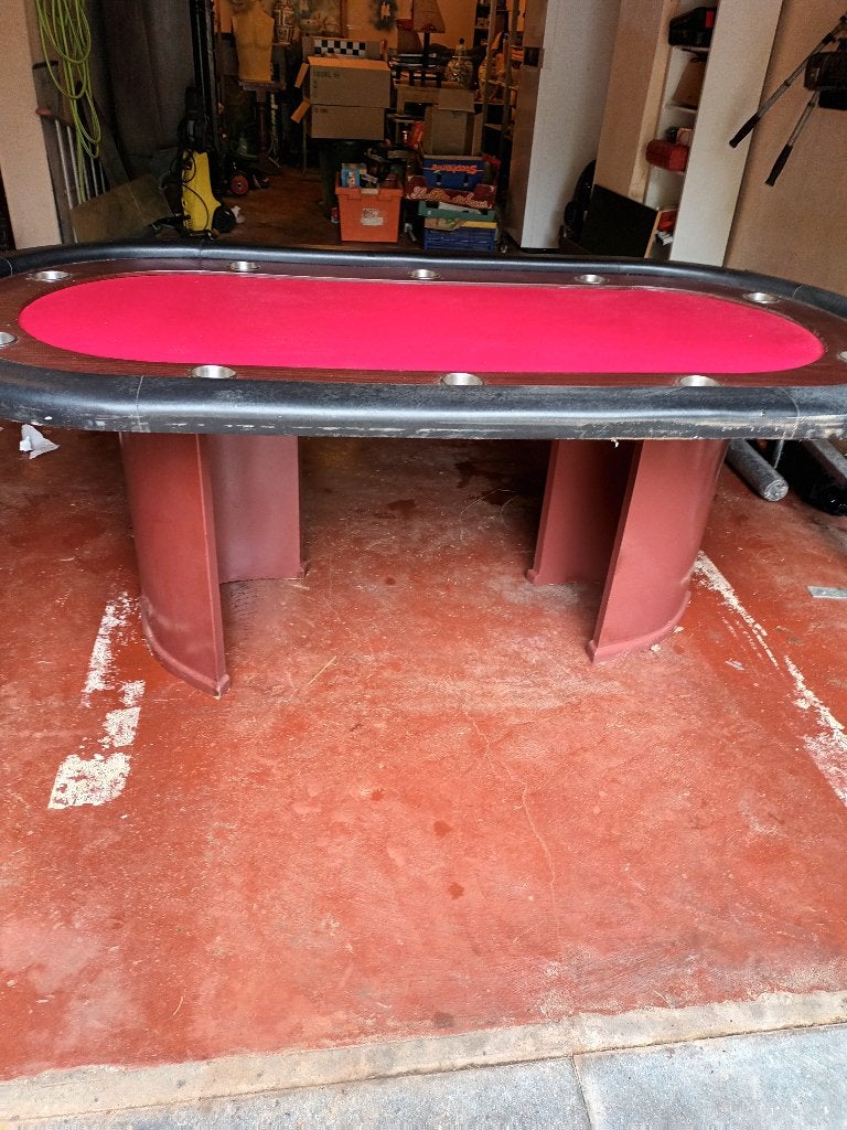pokertafel, Vijf spelers of meer, Ophalen, Gebruikt