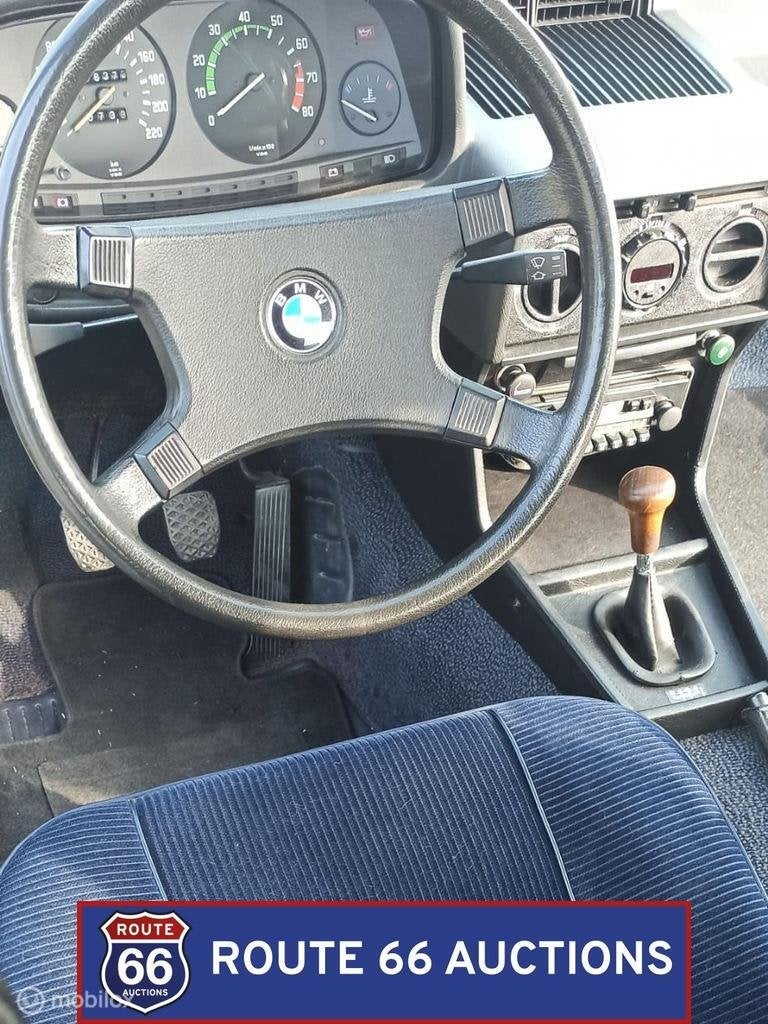 BMW 520/6 | 1981 | Route 66 Auctions, Auto's, Zwart, Bedrijf, Handgeschakeld, Overige carrosserie