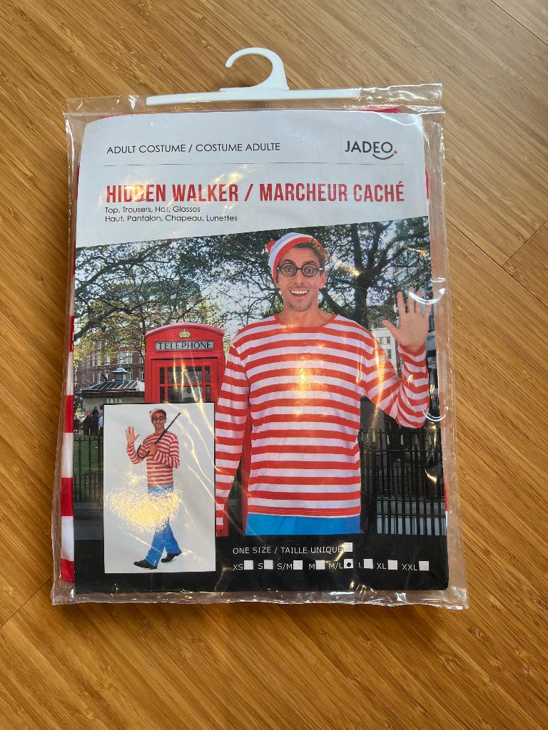 COSTUME OÙ EST WALLY ?, Enlèvement ou Envoi, Neuf, Taille 48/50 (M), Vêtements
