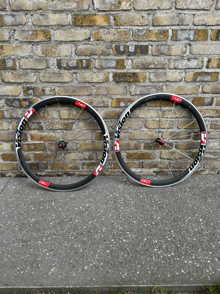 7 sets carbon wielen + 1 set speed alu wielen, Fietsen en Brommers, Fietsonderdelen, Gebruikt, Racefiets, Carbon, Ophalen