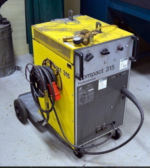 ESAB Compact 315 professioneel lasapparaat – 400V, Bricolage & Construction, Outillage | Soudeuses, Utilisé, CO2, 250 ampères
