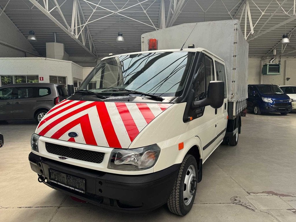 2006 Ford Transit - !74.000km! - Dubbele Cabine - Open Laadb, Auto's, Bestelwagens en Lichte vracht, Gebruikt, Bedrijf, Te koop