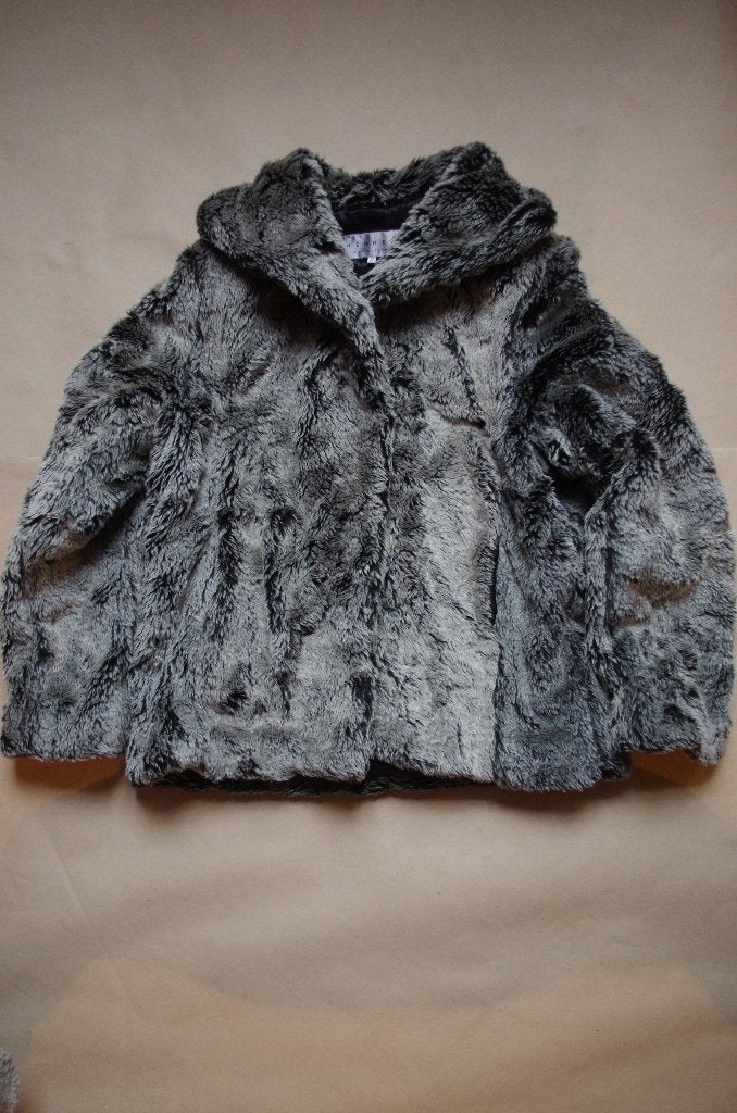 Nieuwe pelsjas van H&M in de maat L, Kleding | Dames, Jassen | Winter, Ophalen of Verzenden, Maat 42/44 (L), Grijs