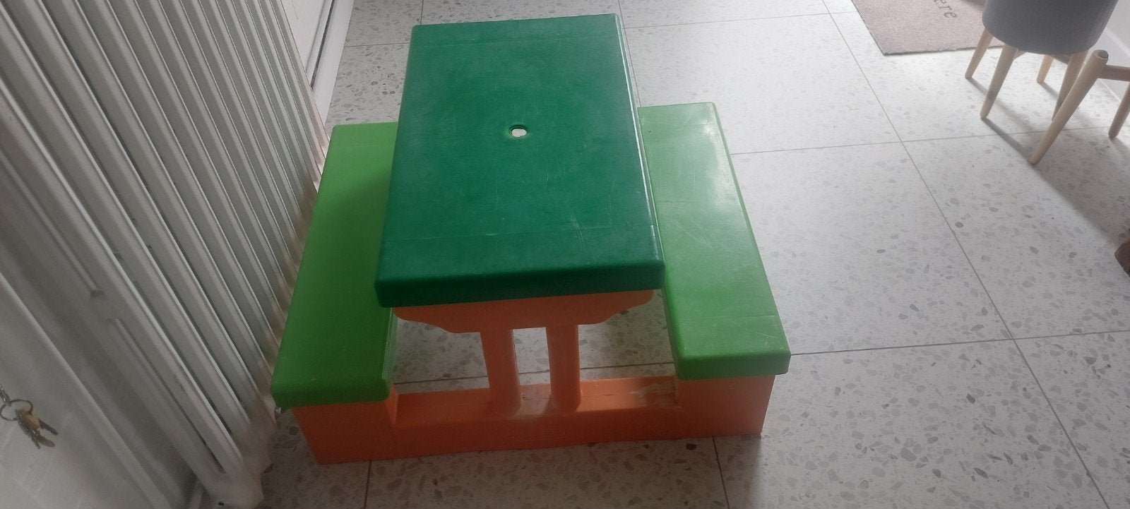 kinder picknickbank, Ophalen, Gebruikt, Kunststof