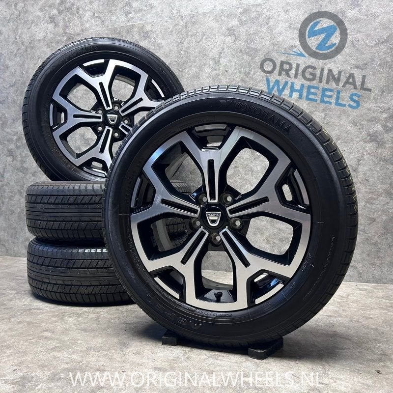 17 inch originele velgen + zomerbanden Dacia Duster, Autos : Pièces & Accessoires, Pneus et Jantes, 215 mm, Pneus été, -