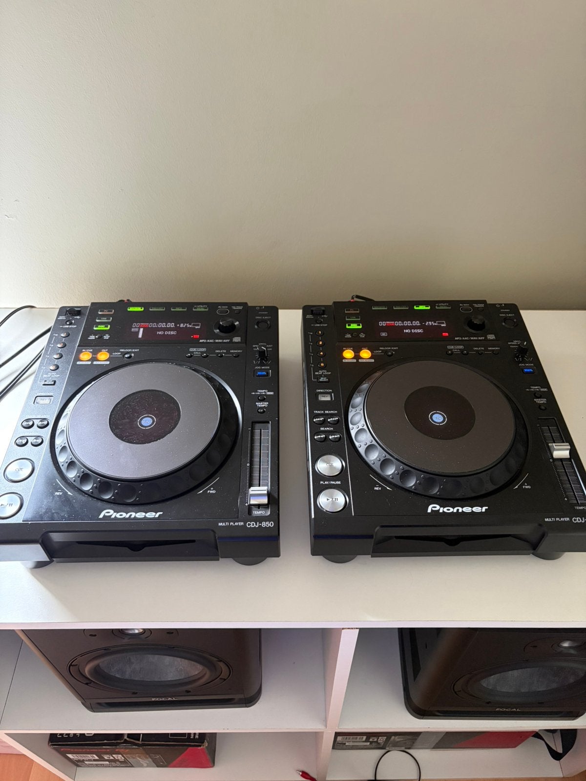 2x Pioneer CDJ-850K, Ophalen, Zo goed als nieuw, Draaitafel, Pioneer