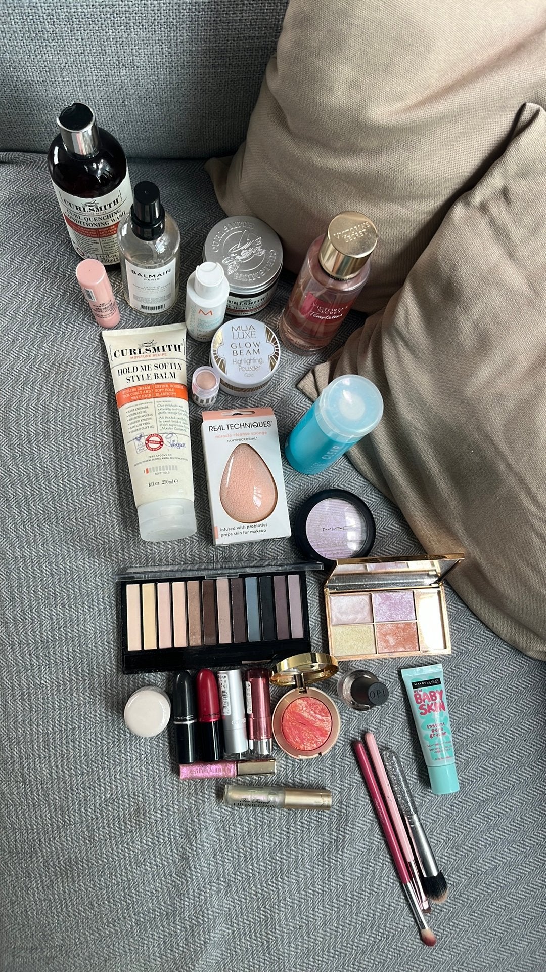 Allerlei make-up en haarproducten, Handtassen en Accessoires, Uiterlijk | Cosmetica en Make-up, Ophalen, Gebruikt, Make-up