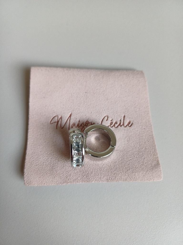 Swarovski oorbellen, Avec cristal, Enlèvement, Autres matériaux, Argent