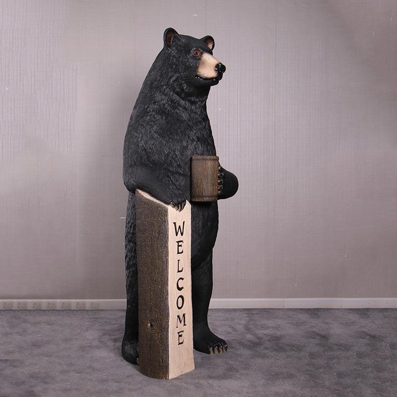Bear Grizzly Welcome Bear – 6ft Hoogte 184 cm, Verzamelen, Dierenverzamelingen, Ophalen, Nieuw