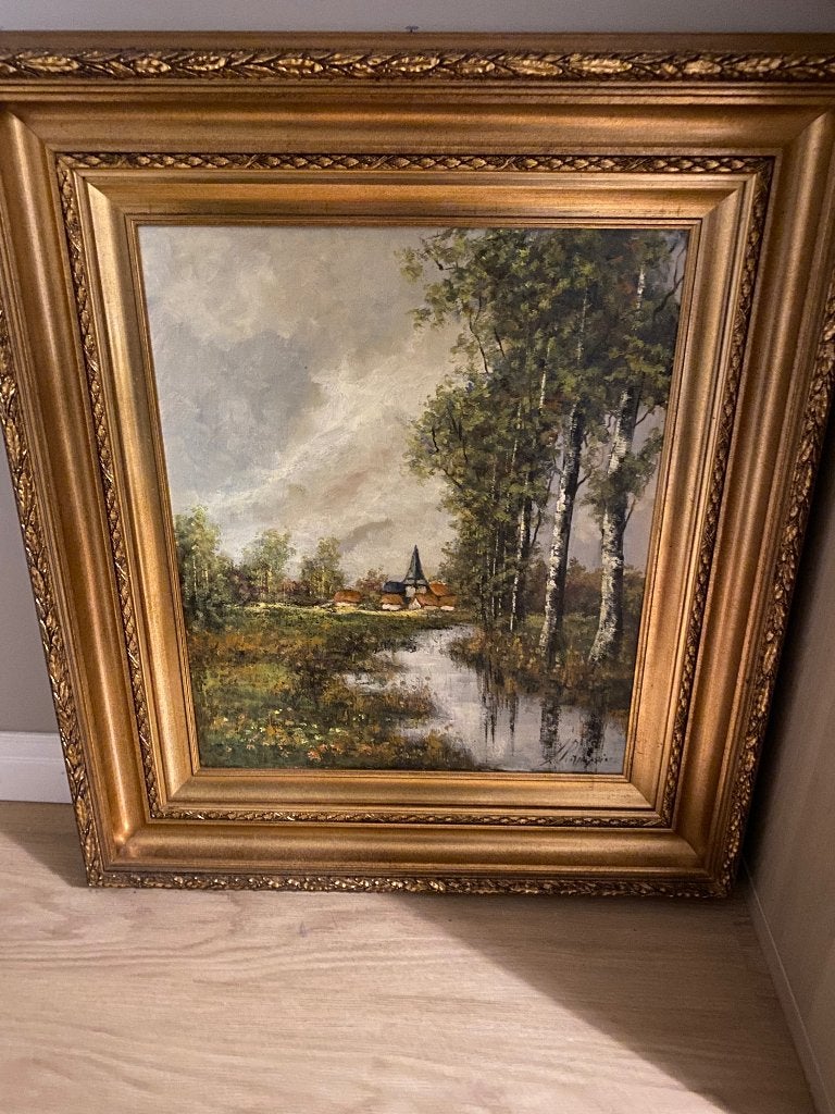 Beeldjes en schilderijen, Antiek en Kunst, Kunst | Schilderijen | Klassiek, Ophalen