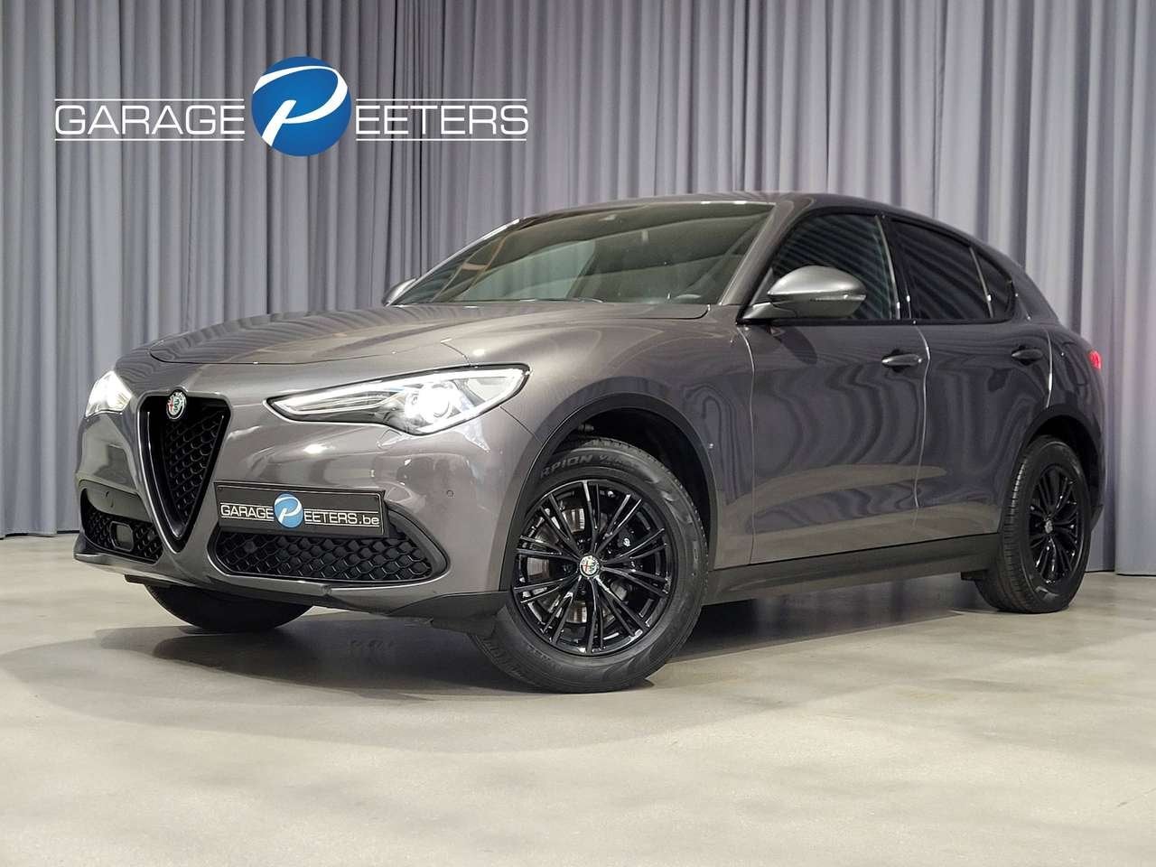 Alfa Romeo Stelvio 2.0 T AWD *AUT.*LEDER*NAVI*MEMORY*VERWAR, Autos, Argent ou Gris, Achat, Euro 6, 161 g/km