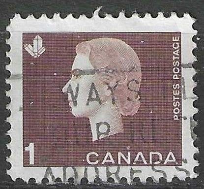 Canada 1962-1963 - Yvert 328 - Koningin Elisabeth II (ST), Verzenden, Gestempeld