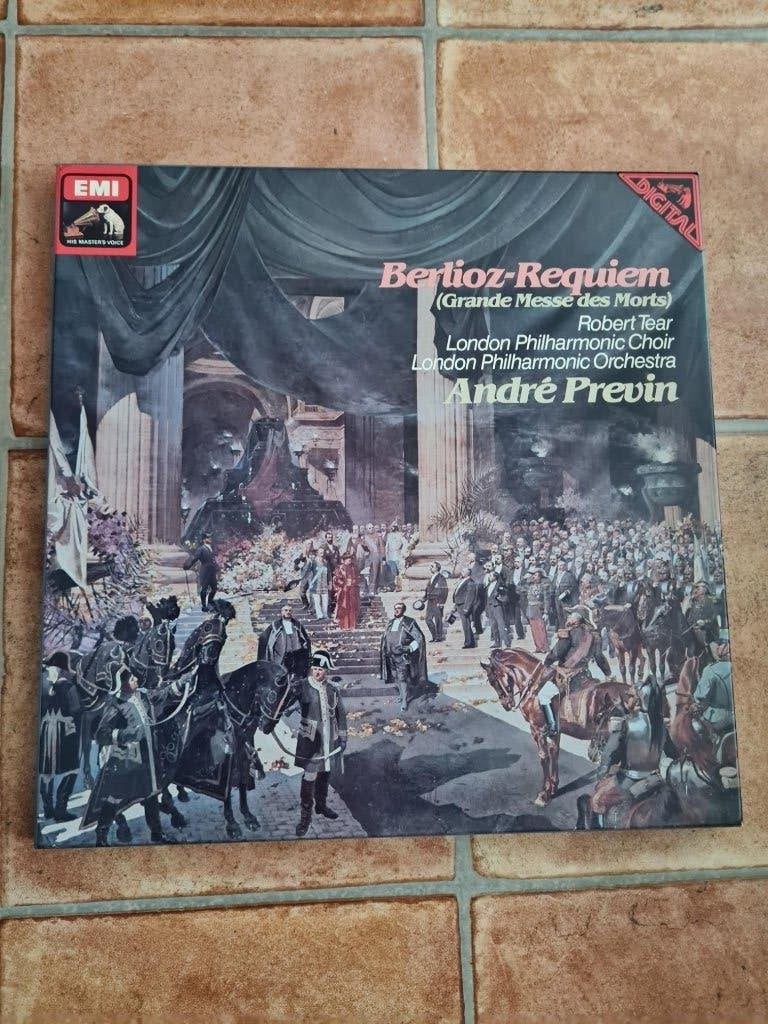 Berlioz-Requiem  André Previn Vinyl LP, CD & DVD, Autres compositeurs, Requiem, Comme neuf, Romantique