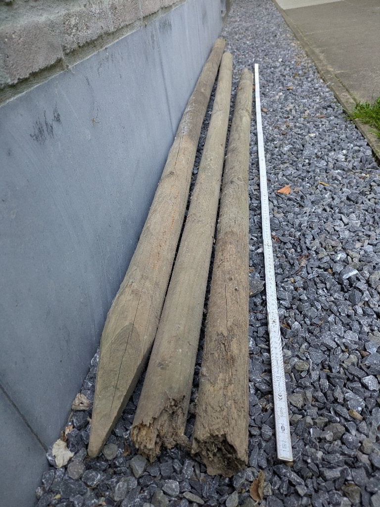 piquets bois, Jardin & Terrasse, Clôtures de jardin, Utilisé, Autres types, Bois, Enlèvement
